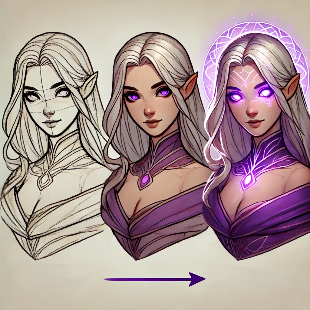Journey from Concept to Canvas: My Proven Workflow for Commissioned Character Designs